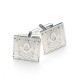 Pavement Design Silk Bowtie & Cufflinks