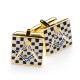 Pavement Design Masonic Cufflinks