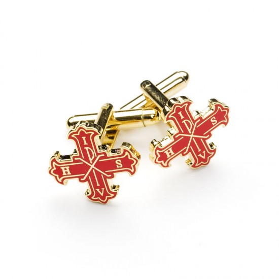 Silk Woven RCC Tie with matching Cufflinks