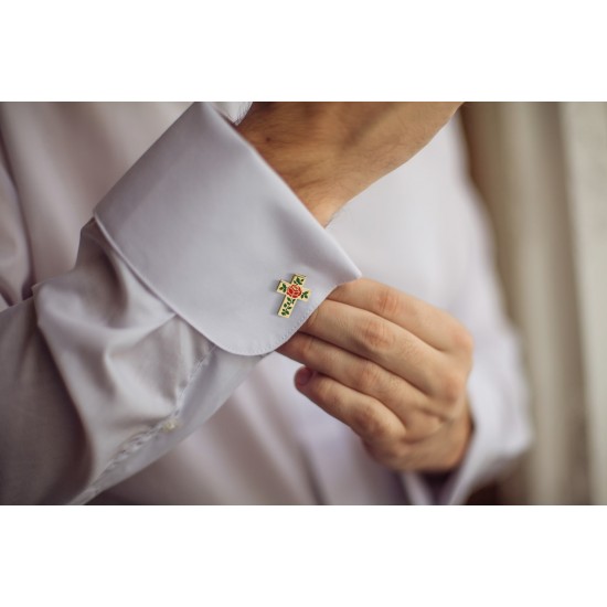 Rose Croix Masonic Cufflinks