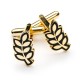 Acacia Leaf Masonic Cufflinks