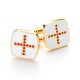 Knights Templar Masonic Cufflinks with Swarvorski Stones
