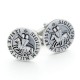 Knights Templar Silver Seal Masonic Cufflinks