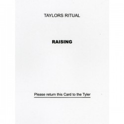 Taylor&#039;s Raising Question Card