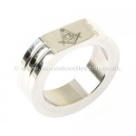 Masonic Silver Design Ring