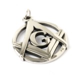Silver Round Pendent with G