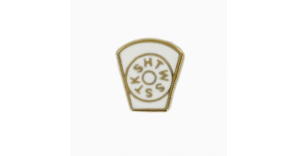 Gilt Metal HTWSSTKS Mark Keystone Masonic Pin (or Badge)