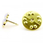 Gilt Metal Forget Me Not Masonic Lapel Pin (or Badge)