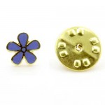 Gilt Metal Forget Me Not Masonic Lapel Pin (or Badge)