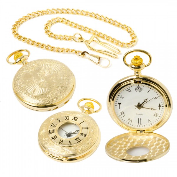 Masonic Half Hunter Pocket Watch