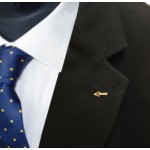 Gilt Metal Trowel Masonic Lapel Pin (or Badge)