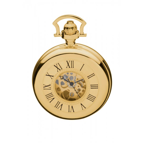 Mount Royal Half Hunter Skeleton Watch