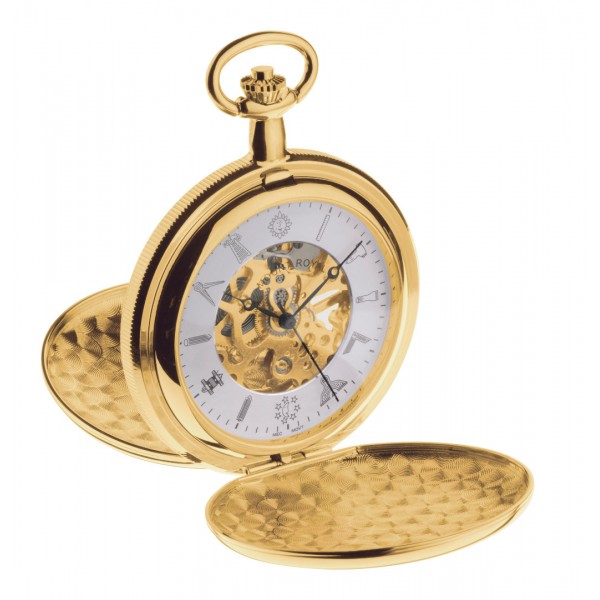 Mount Royal Full Hunter Skeleton Watch