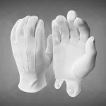 White 100 % Cotton Gloves
