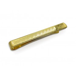 Masonic Barley Design Gold Tie Slide