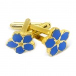 Small Masonic Forget Me Not Cufflinks