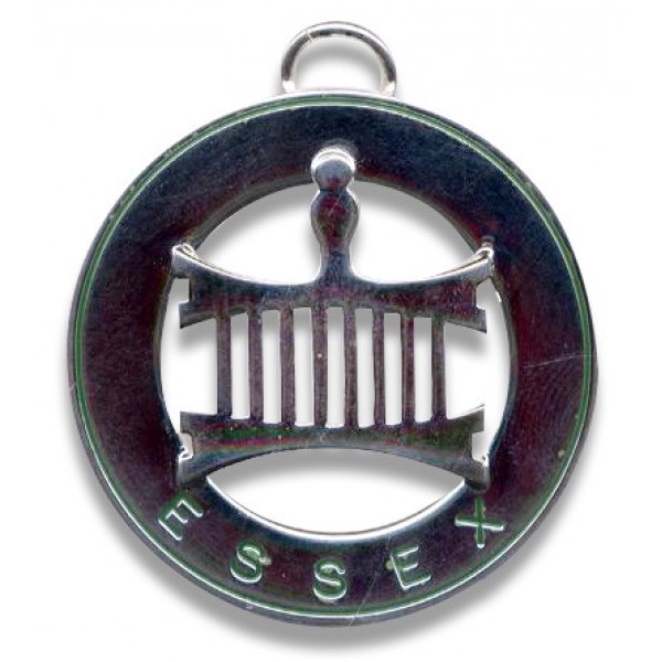 Silver Plated Allied Deputy District Grand Prefect Collarette Jewel