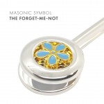 Freemasons Forget Me Not Napkin Holder / Hook