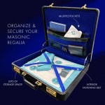 Luxury Freemason's Classic Layflat MM/WM Brief Case