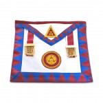 Scottish Royal Arch Past Z (PZ) Apron Badge on Apron