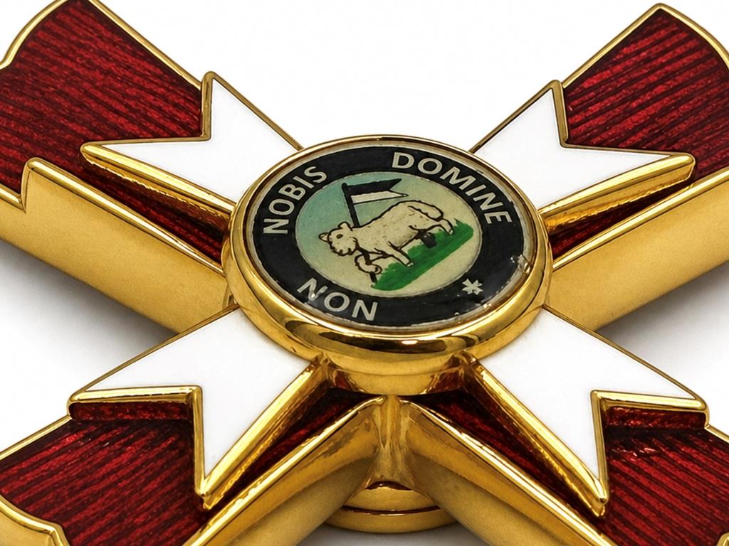 Knights Templar Grand Cross of the United Orders Collar Jewel