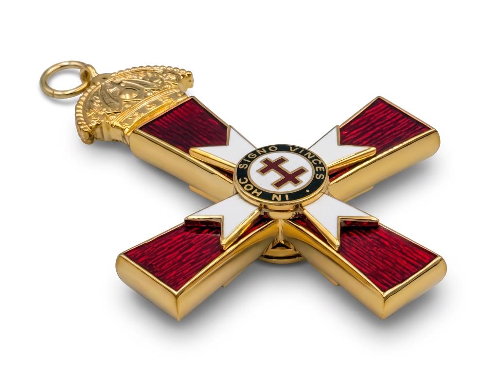 Knights Templar Grand Cross of the United Orders Collar Jewel