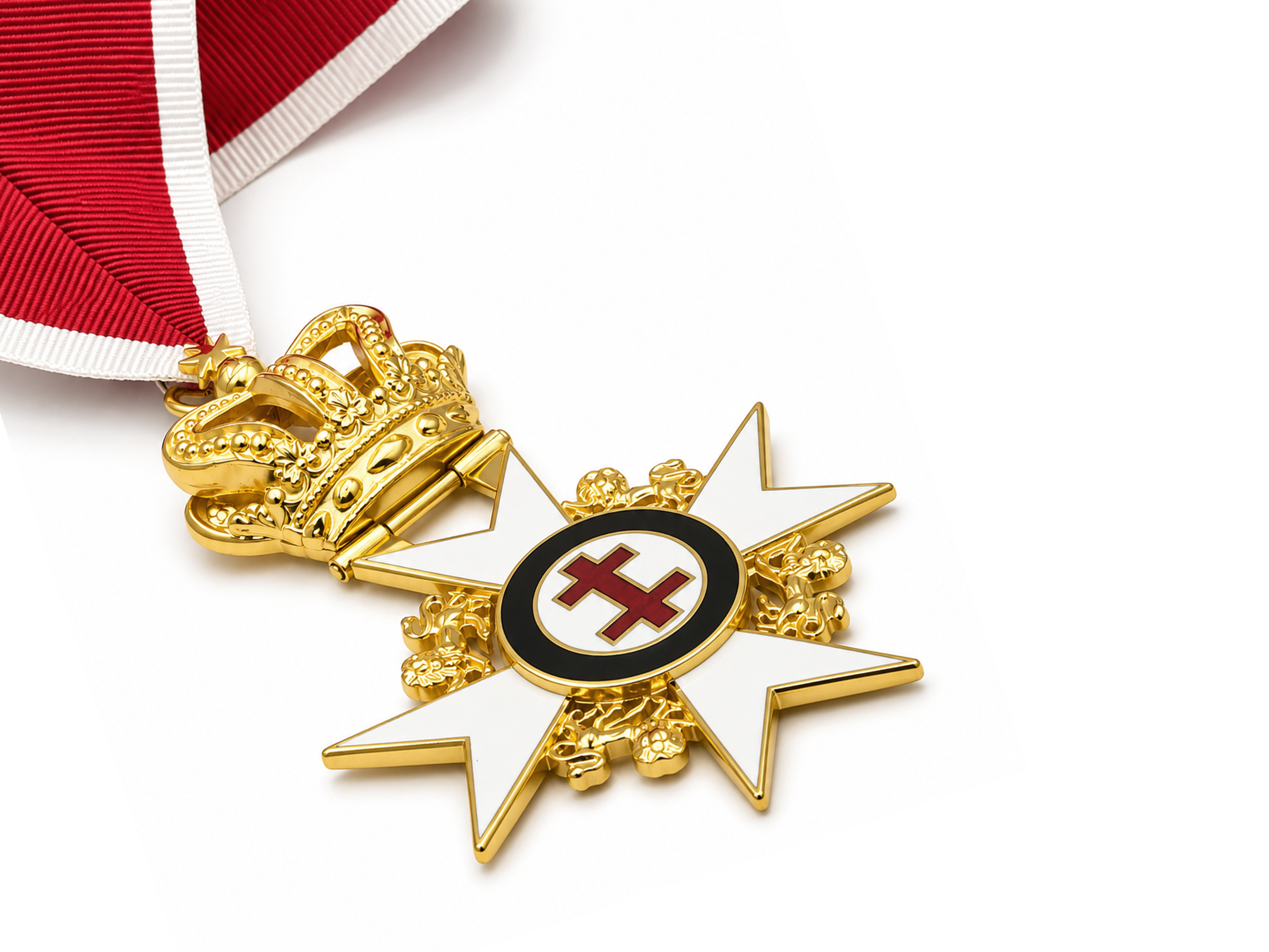 Knights Templar Past Preceptors Collarette & Jewel