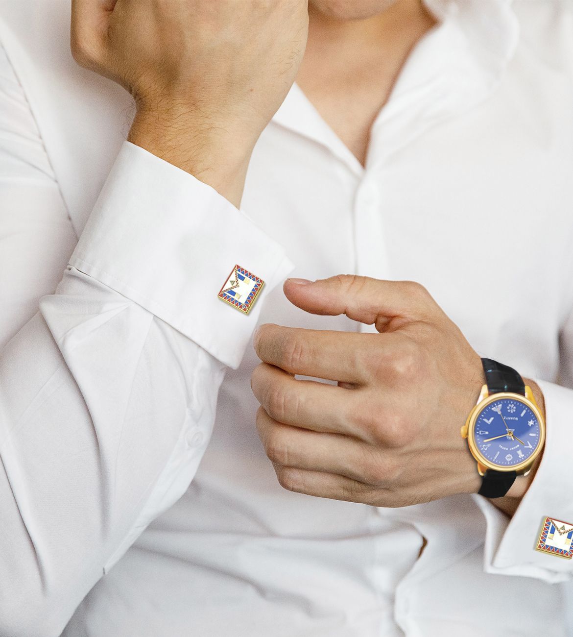 Royal Arch Provincial Apron Cufflinks