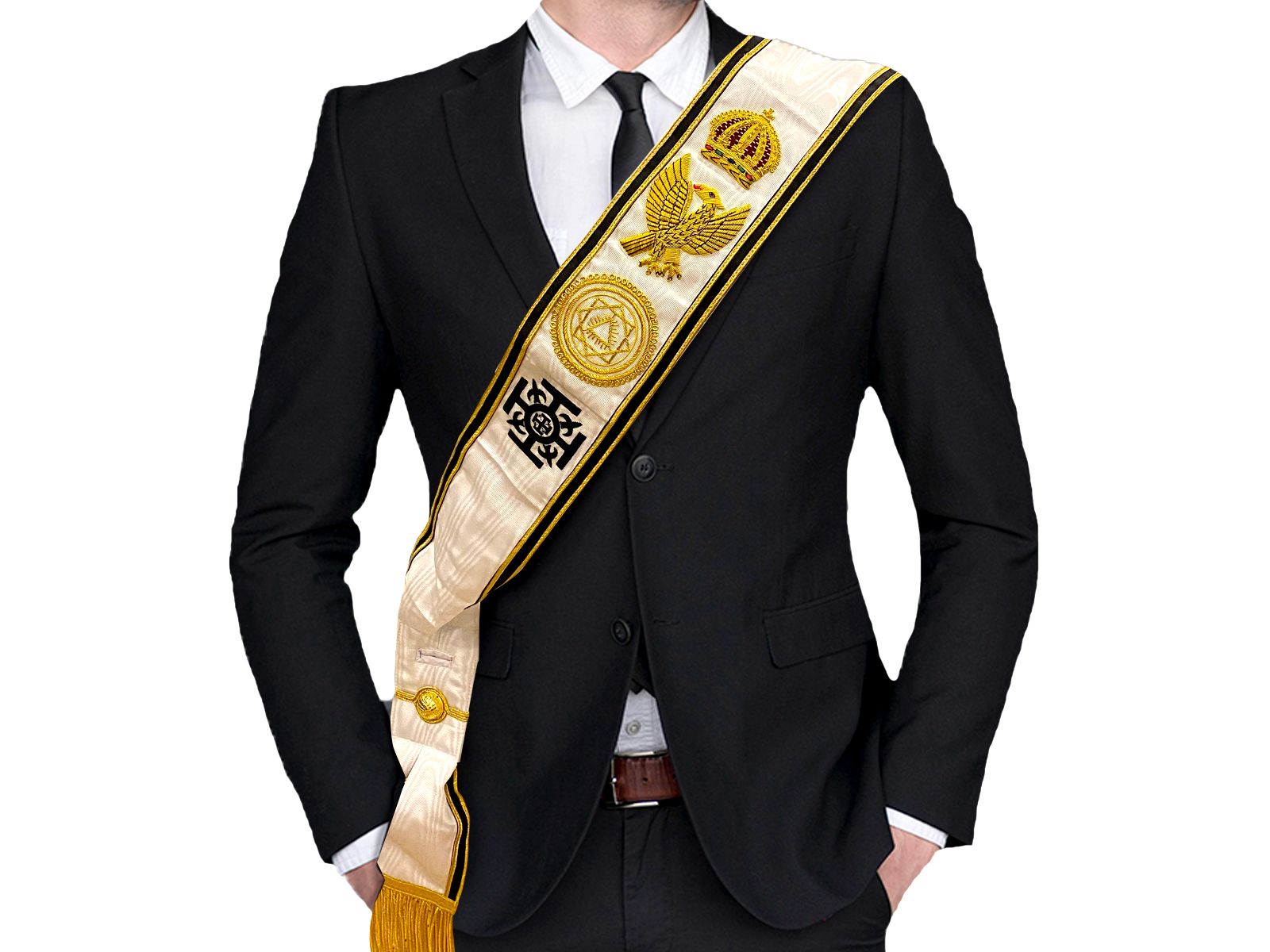 Red Cross Constantine - KHS Grand Officers Sash