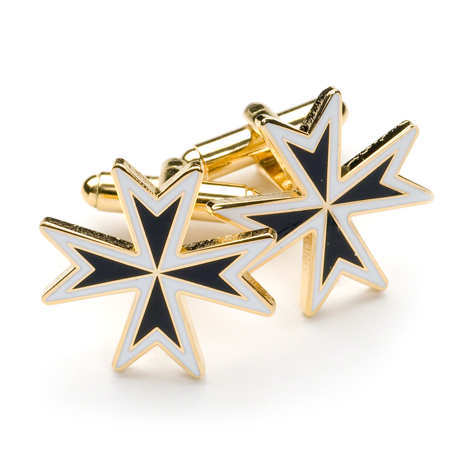 Maltese Cross Masonic Cufflinks