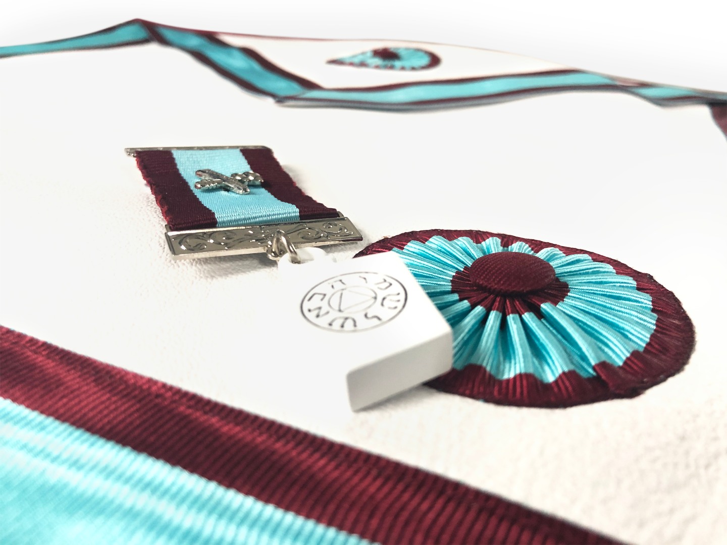 Mark Master Masons MM Apron & Breast Jewel