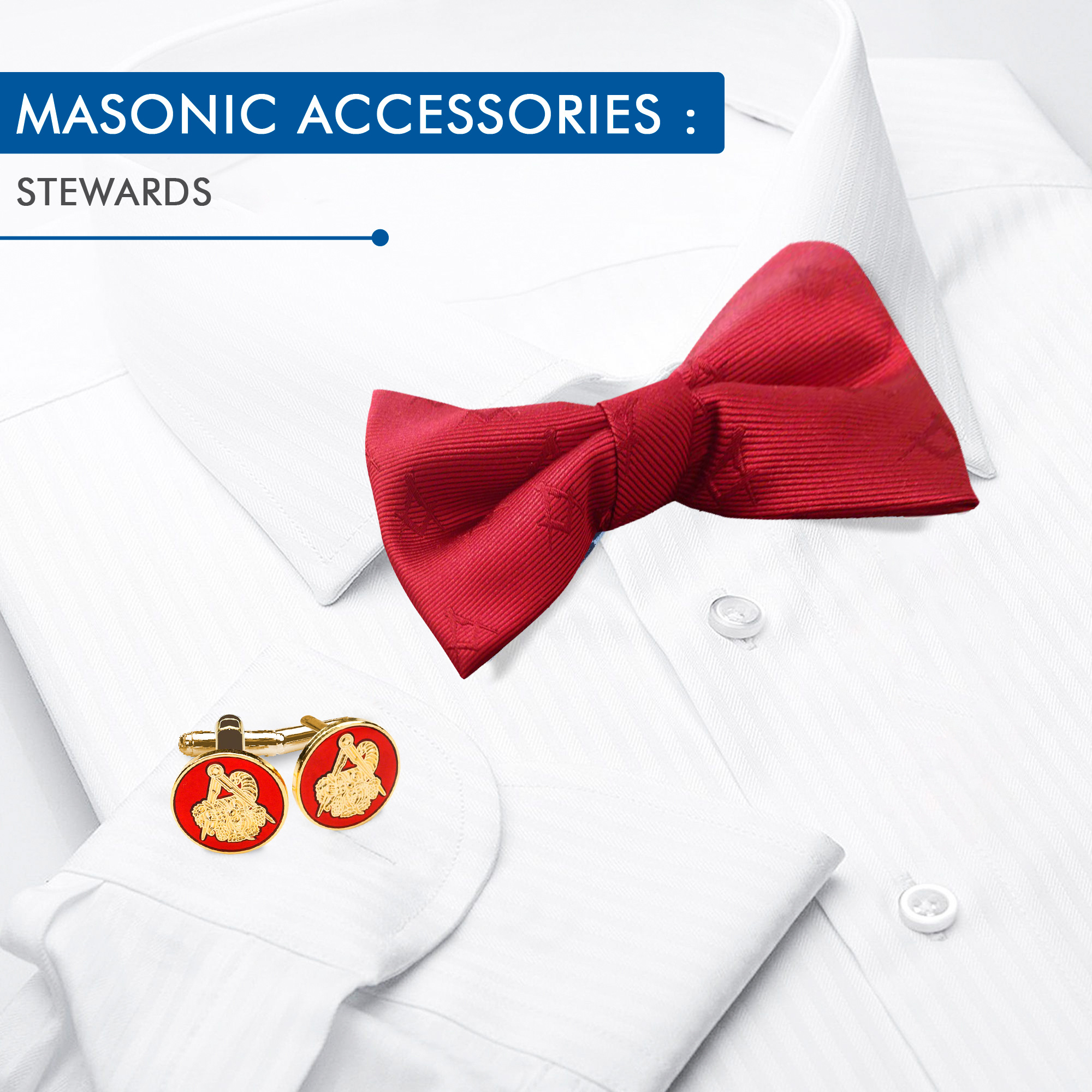 Stewards Masonic Cufflinks