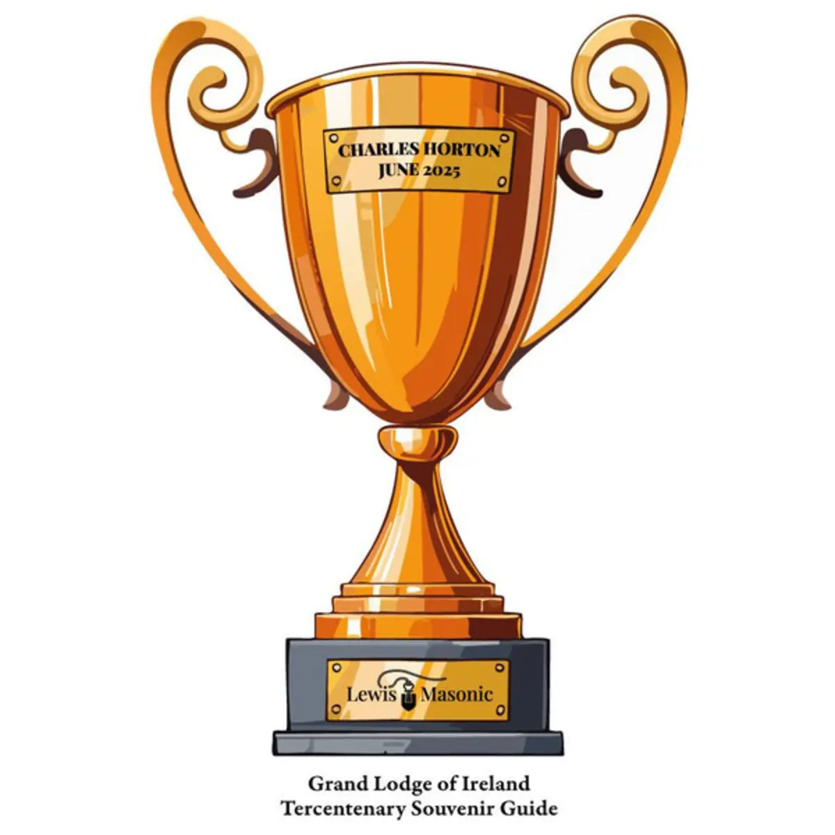 Grand Lodge of Ireland Tercentenary Souvenir Guide (Commemorative Edition) By Charles Horton