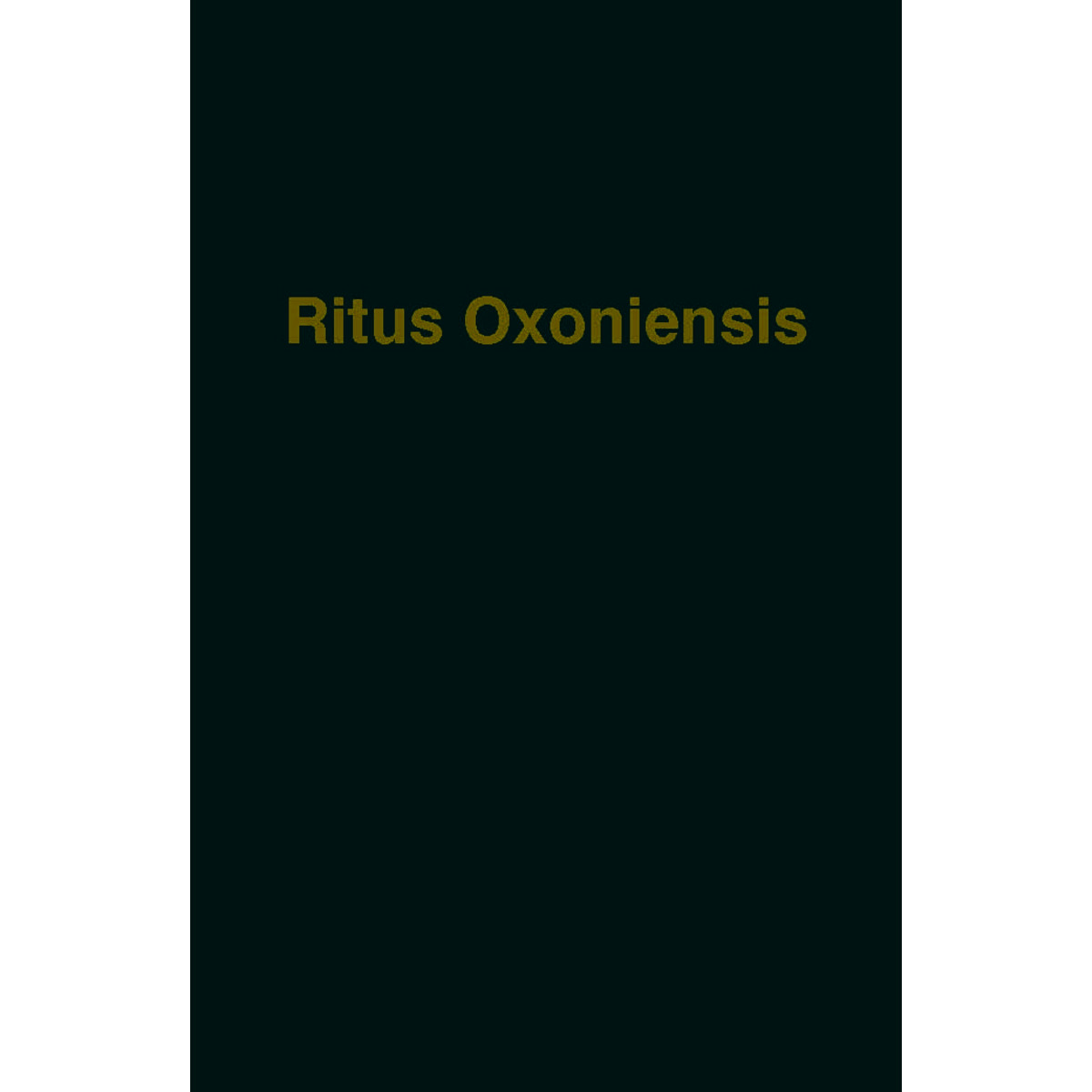 Ritus Oxoniensis