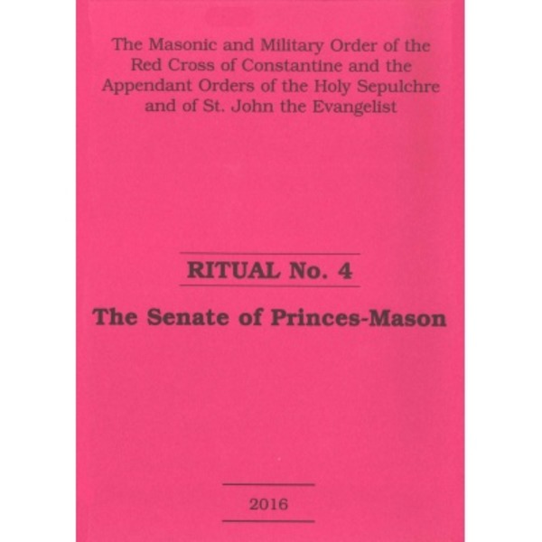 Red Cross of Constantine Ritual No. 4: Senate