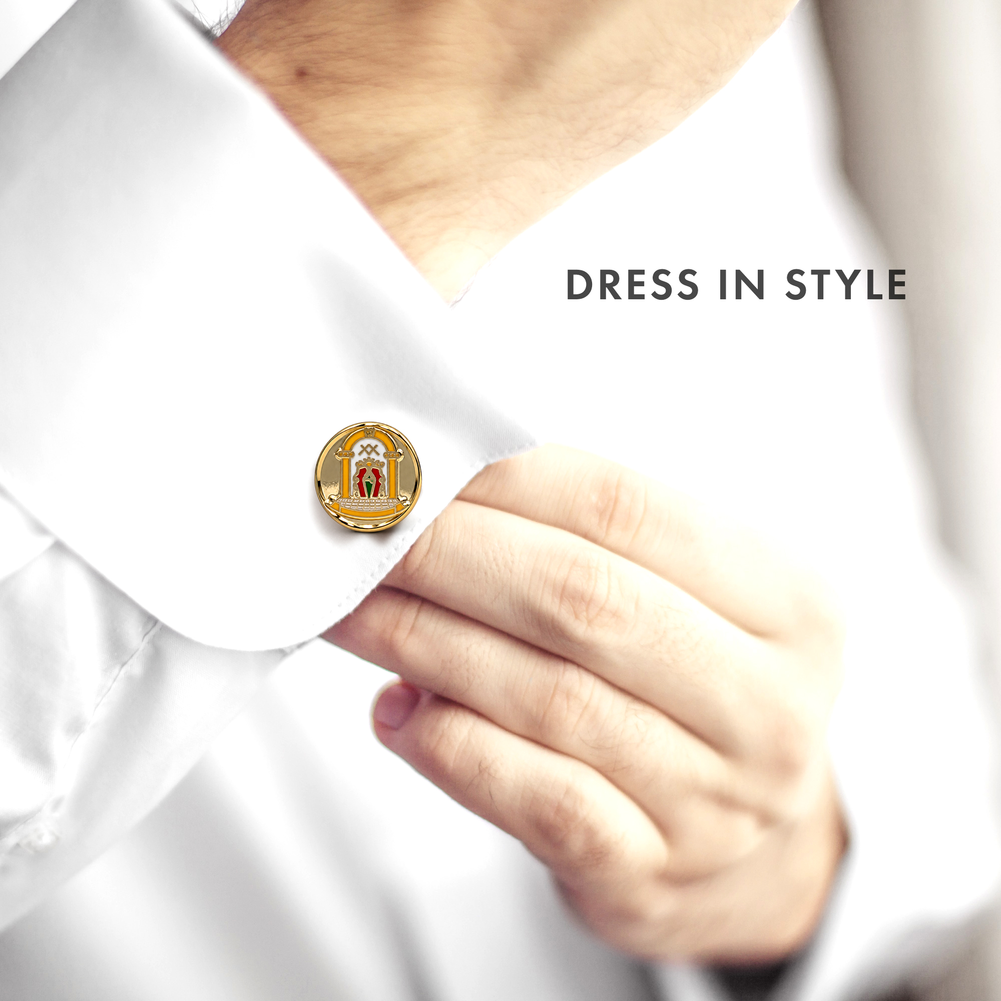 Order of Athelstan Masonic Cufflinks