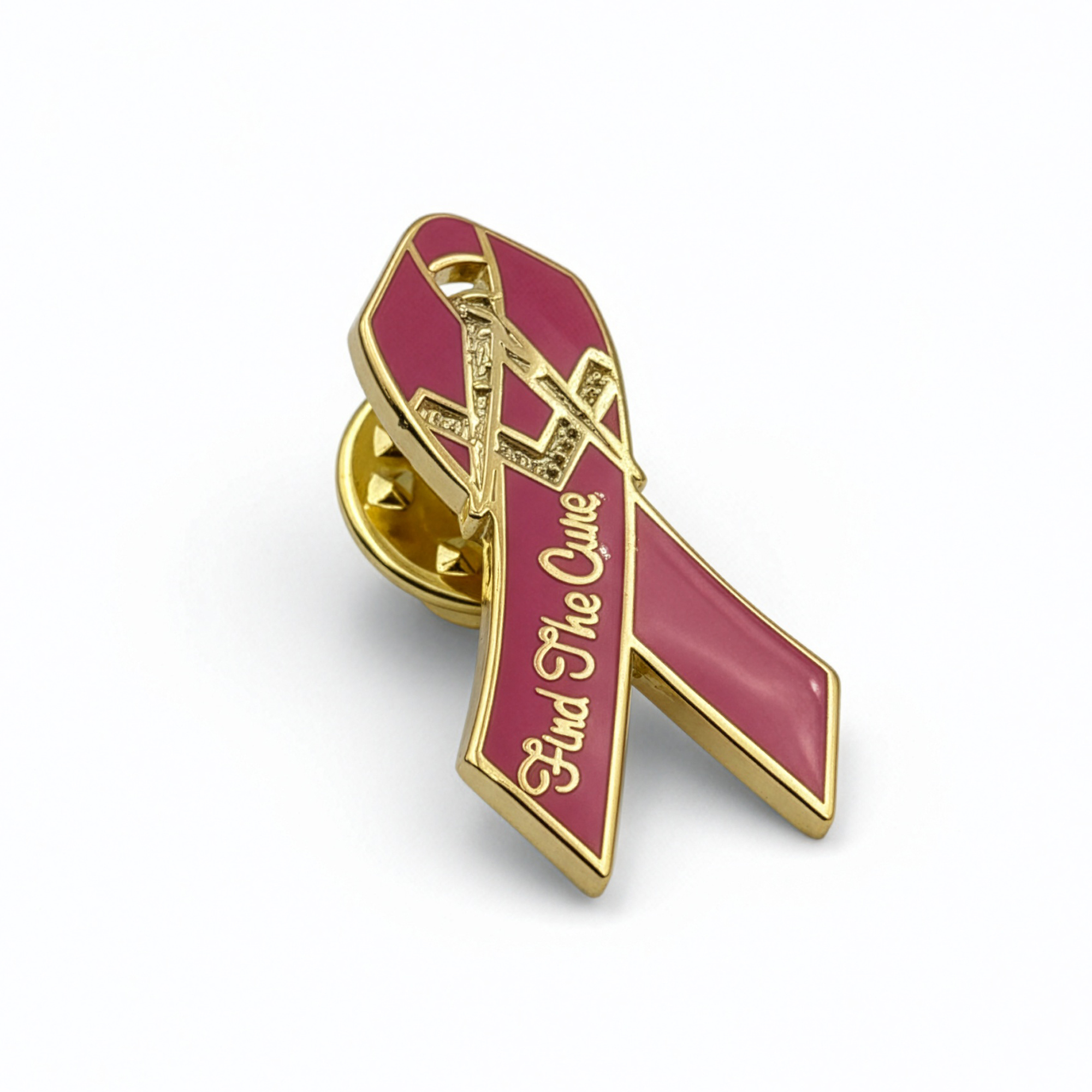 Breast Cancer Masonic Lapel Badge
