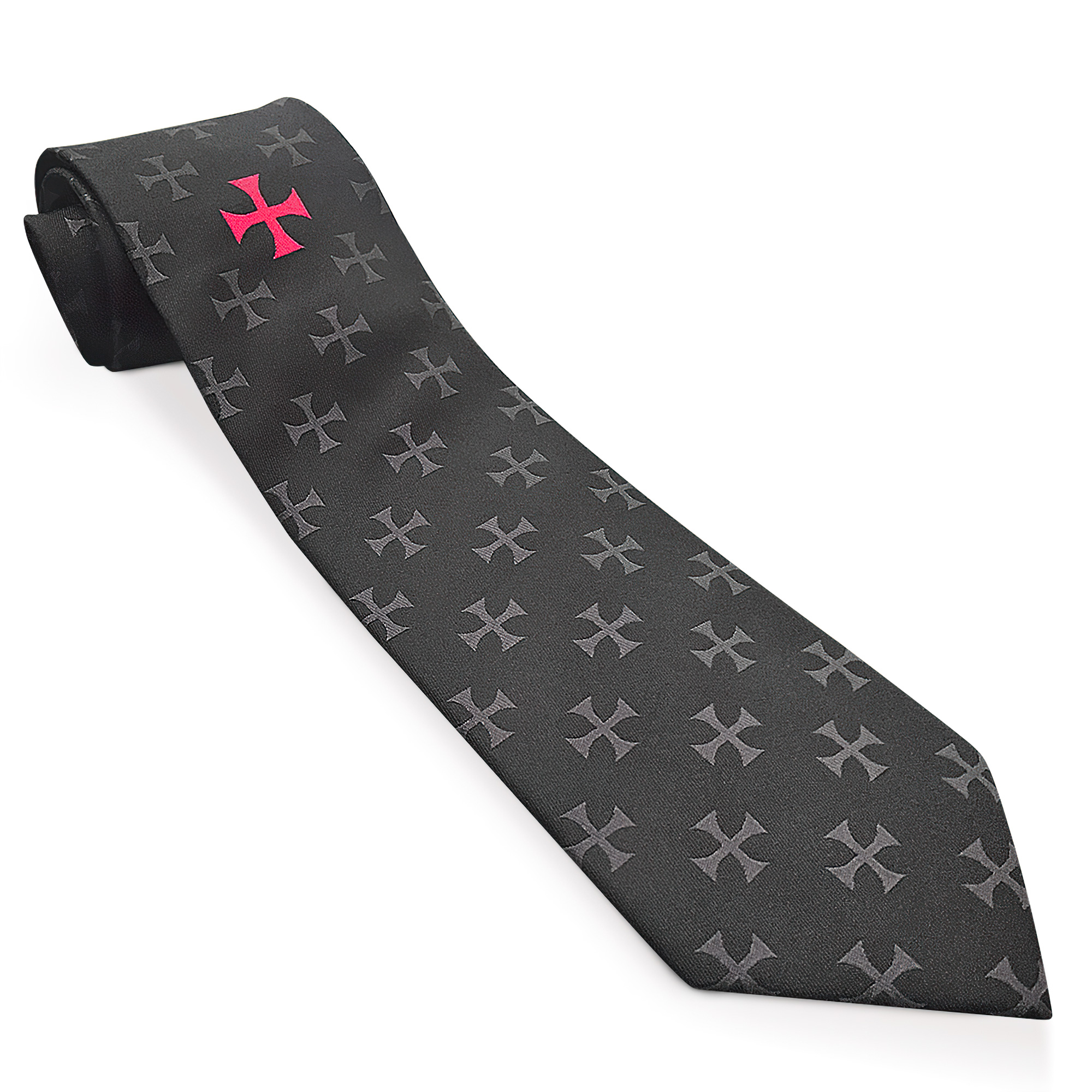 Black Knights Templar KT Tie