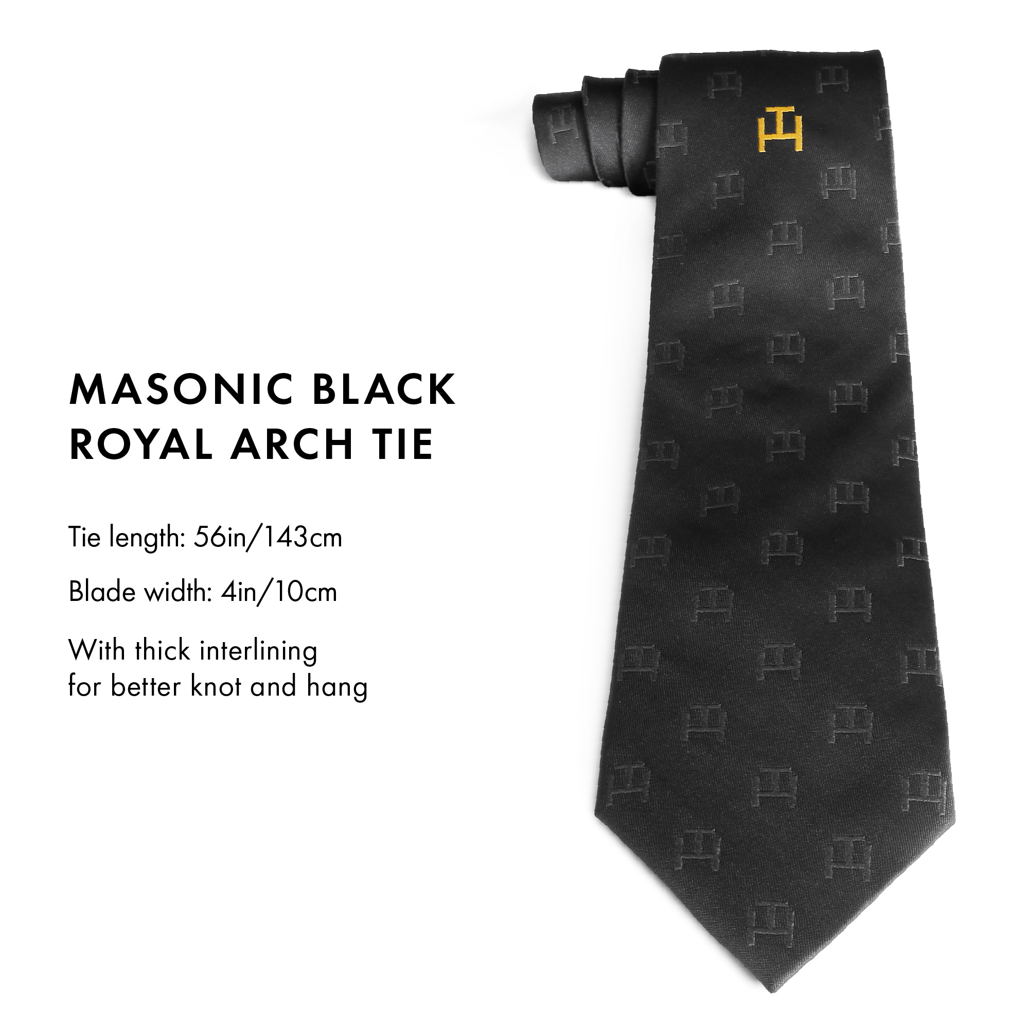 Black Royal Arch Chapter (RA) Tie