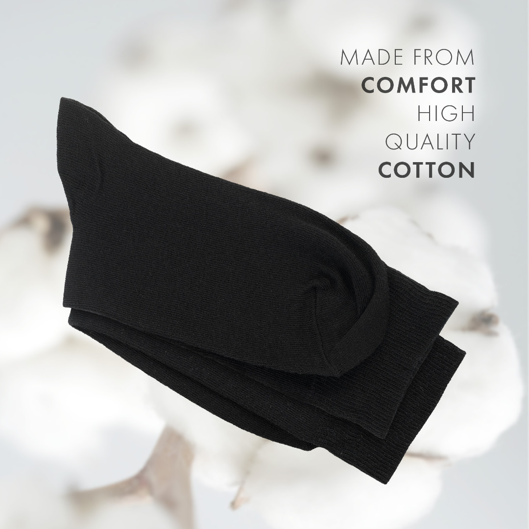 Mens Black Forget Me Not Masonic Socks