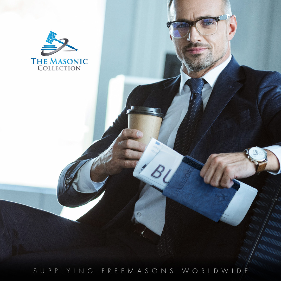 Freemasons Travel Passport Holder Wallet