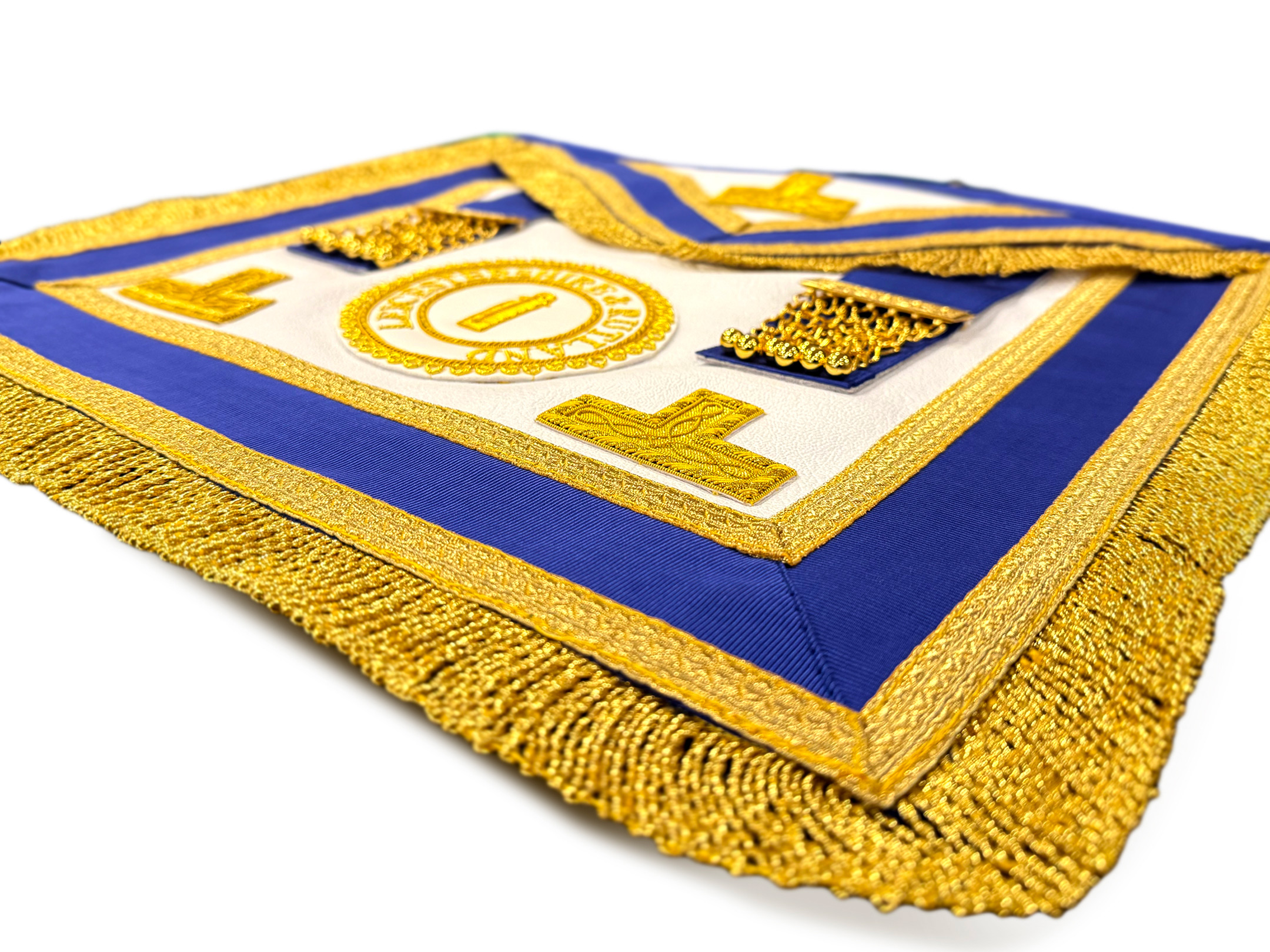 Craft Provincial Dress Apron Badge on Lambskin Apron
