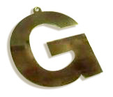 Brass "G"