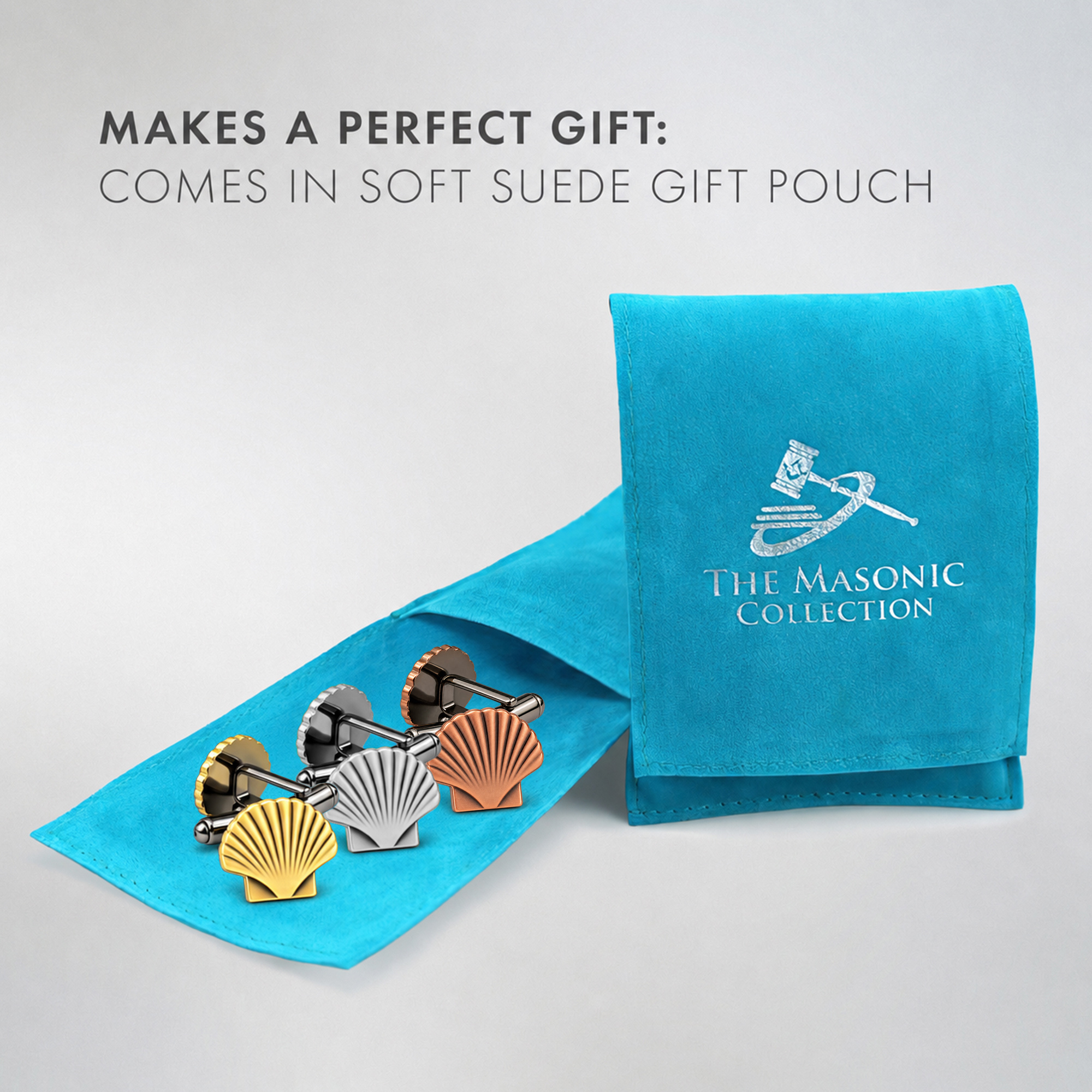 St Thomas of Acon Shell Cufflinks