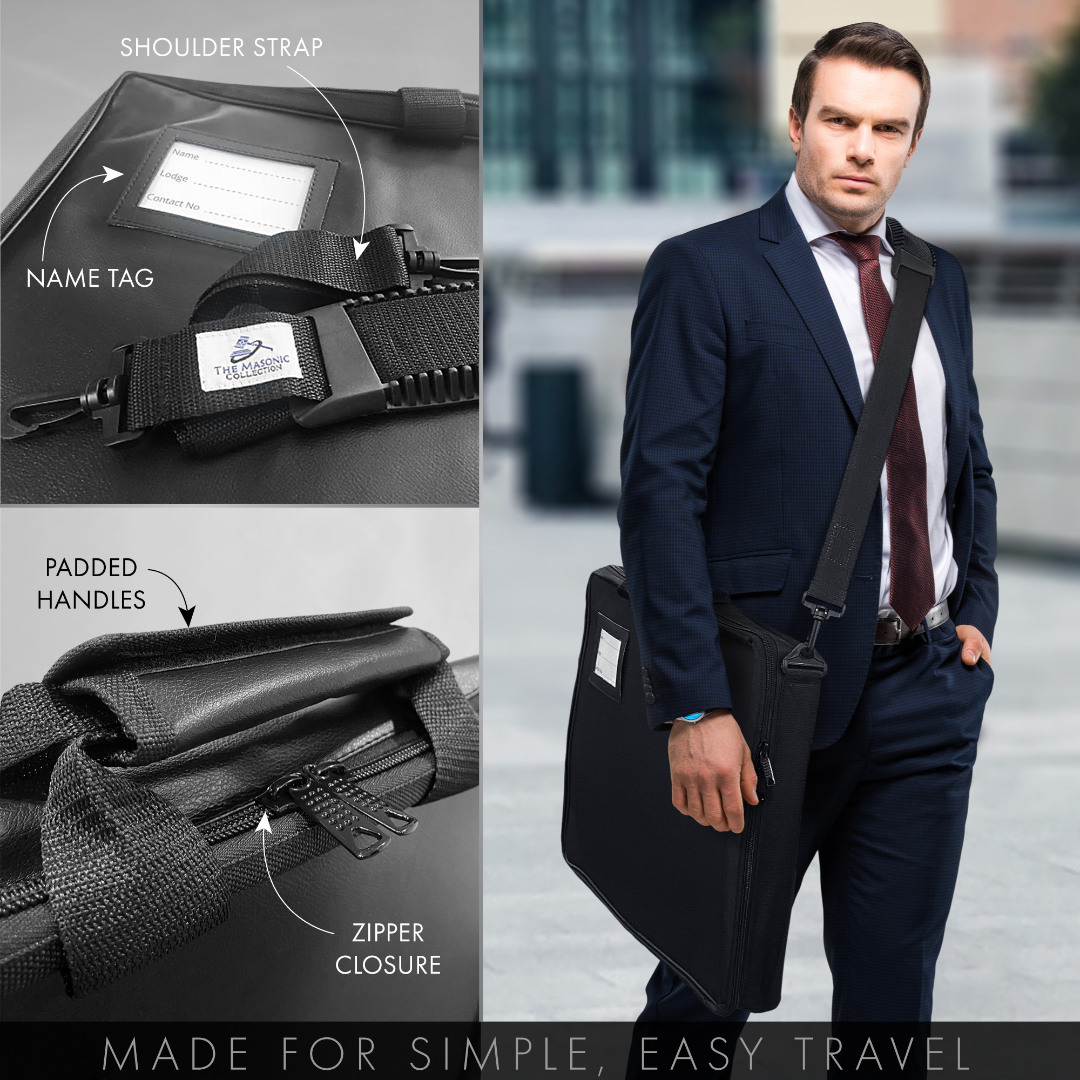 Superior Grand Rank Regalia Soft Case / Apron Holder Shoulder Bag