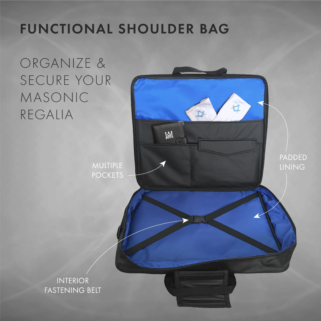 Superior Grand Rank Regalia Soft Case / Apron Holder Shoulder Bag