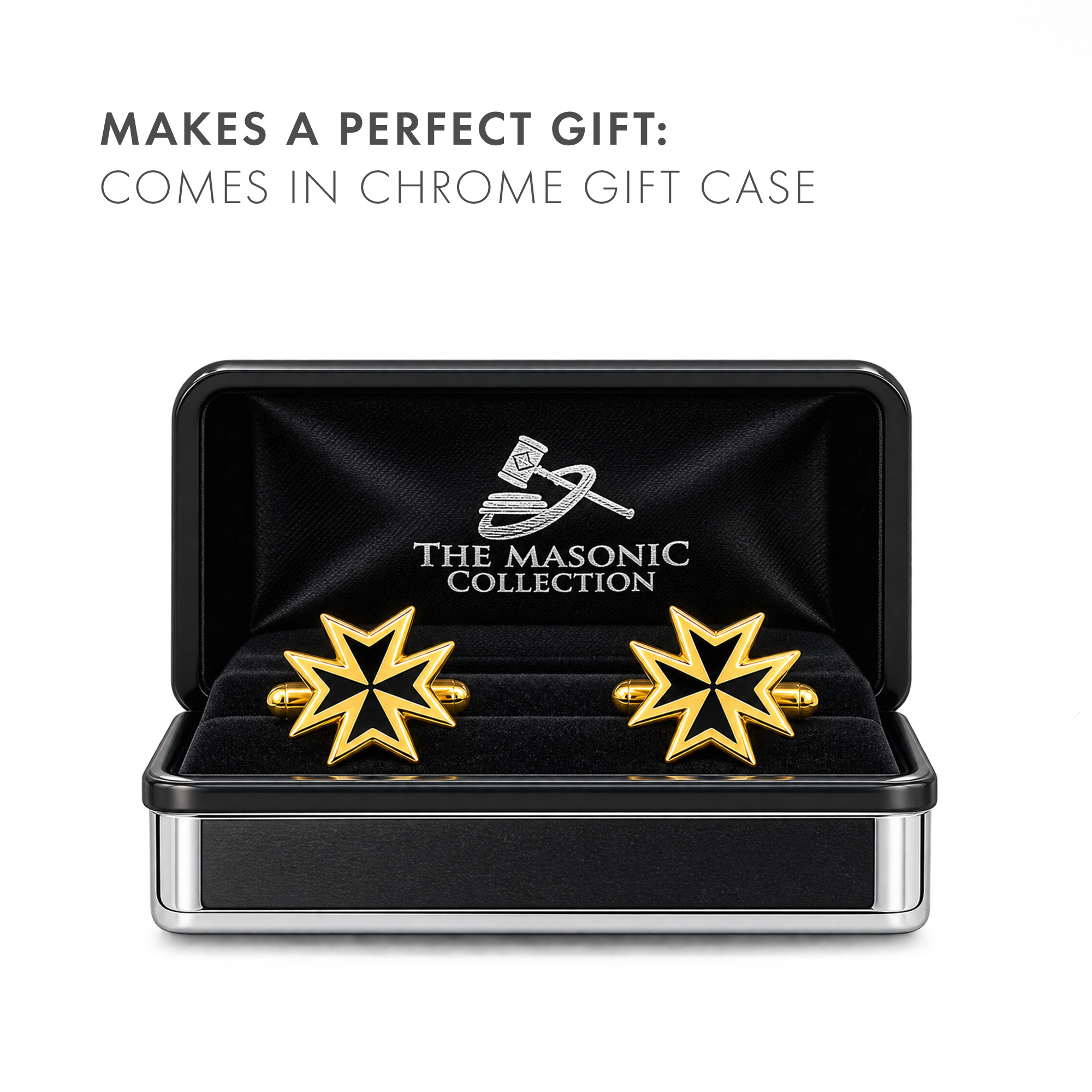 Small & Discreet Knights of Malta Cufflinks