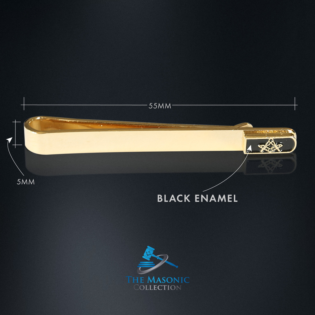 Gold Plated Masonic Craft Tie-slide
