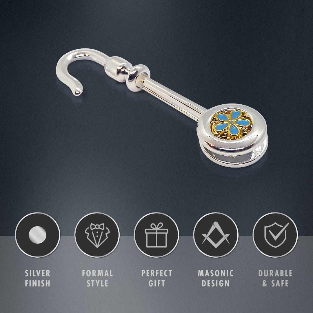 Freemasons Forget Me Not Napkin Holder / Hook