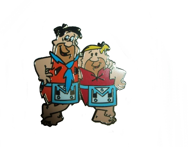 Masonic Flinstones Badge